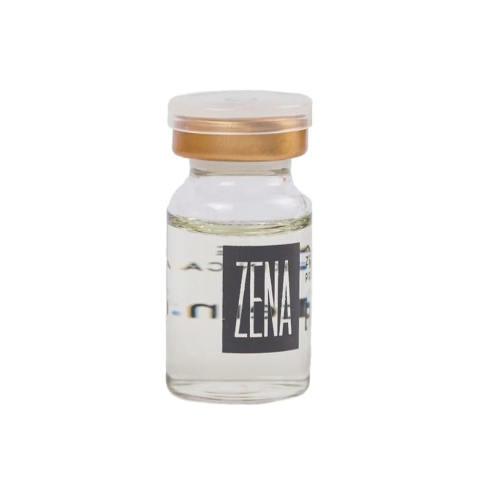 Zena Cosmetics Hair & Scalp Serum bottle with K-beauty peptides for thicker-looking hair and scalp vitality