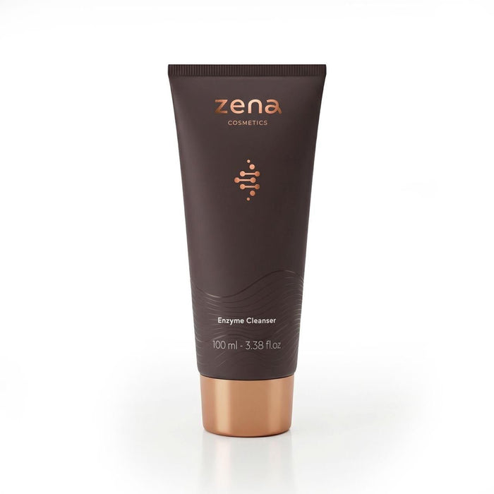 ZENA Enzyme Cleanser bottle with ficin enzymes for gentle daily cleansing and sensitive skin care