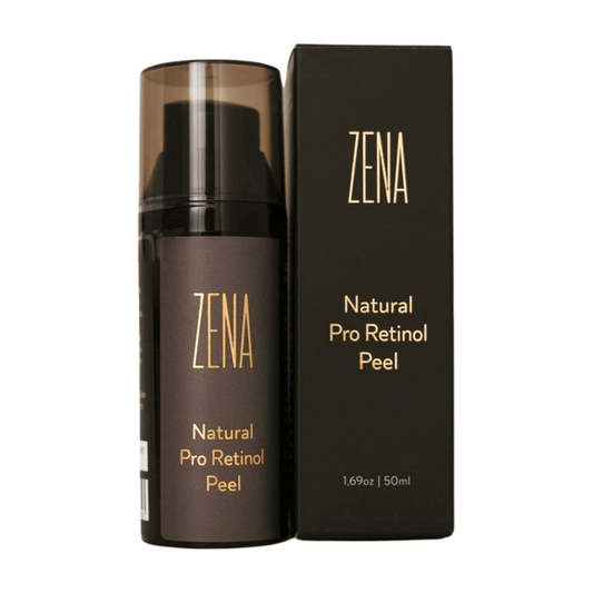 ZENA Natural Pro-Retinol Peel with micro-algae spicules for professional acid-free exfoliation sensitive skin