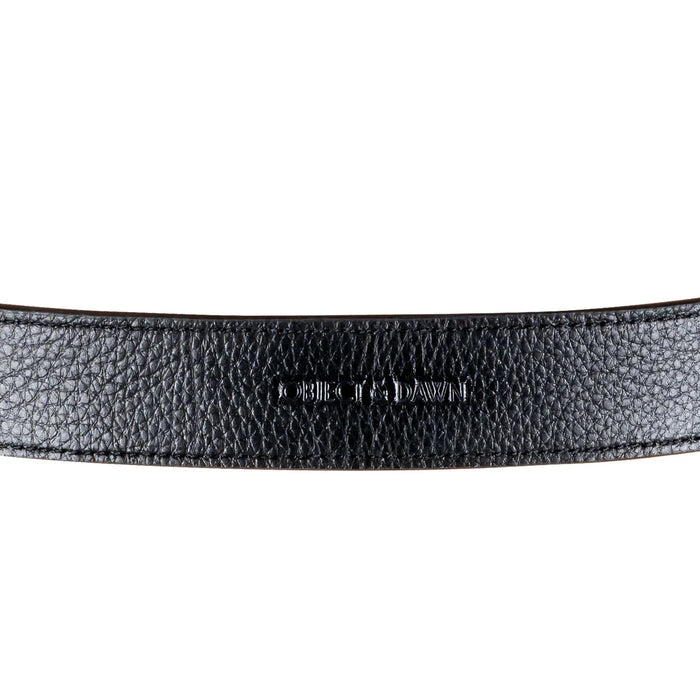 Object and Dawn Zheng leather corset belt black by object and dawn ghost image close up brand name