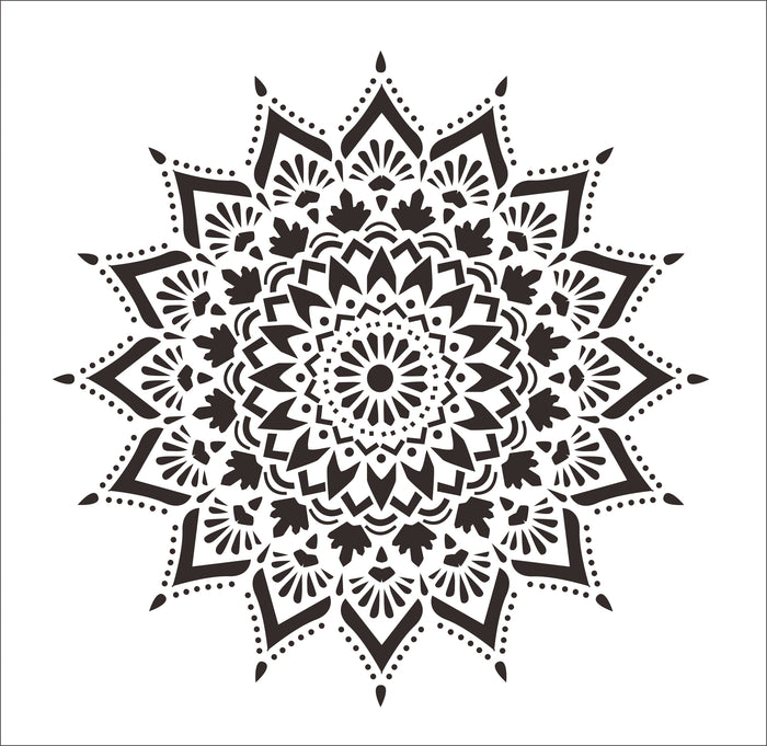Zoya Medallion Stencil