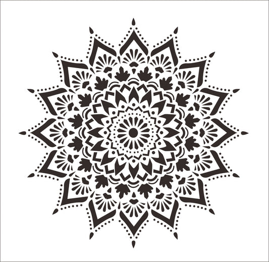 Zoya Medallion Stencil